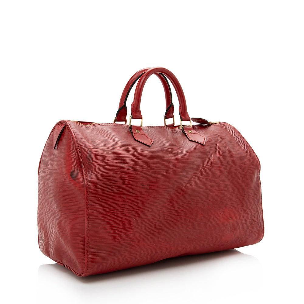 Louis Vuitton Vintage Epi Leather Speedy 35 Satchel - FINAL SALE (SHF-16757)