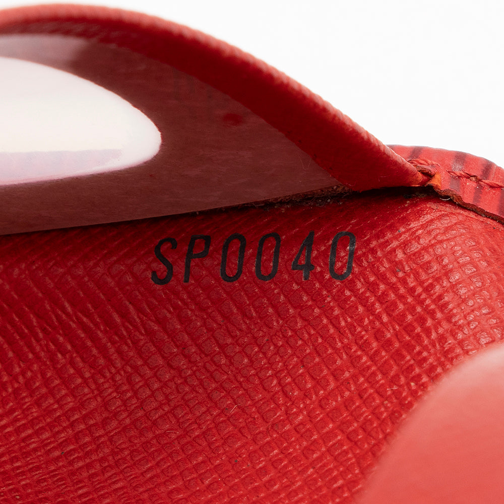 Louis Vuitton Vintage Epi Leather Two Card Holder Wallet (SHF-16759)