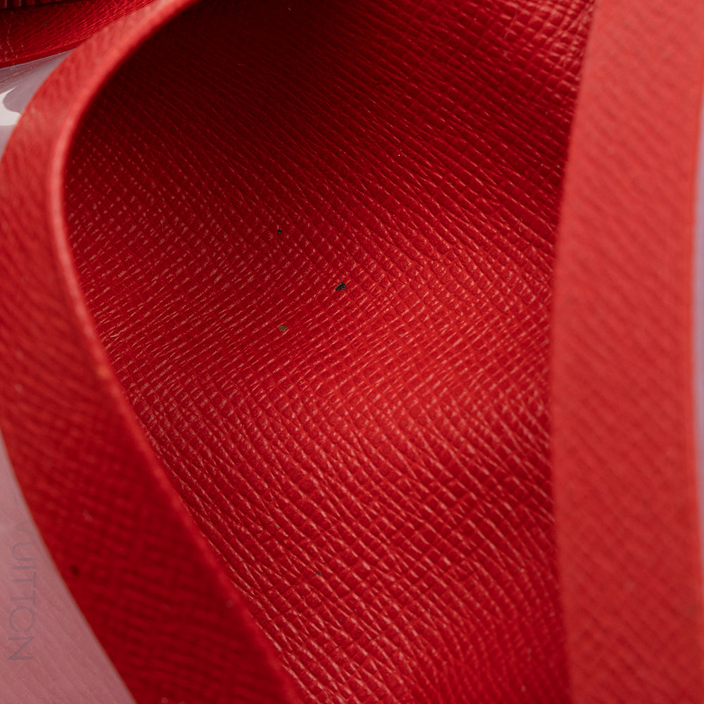 Louis Vuitton Vintage Epi Leather Two Card Holder Wallet (SHF-16759)