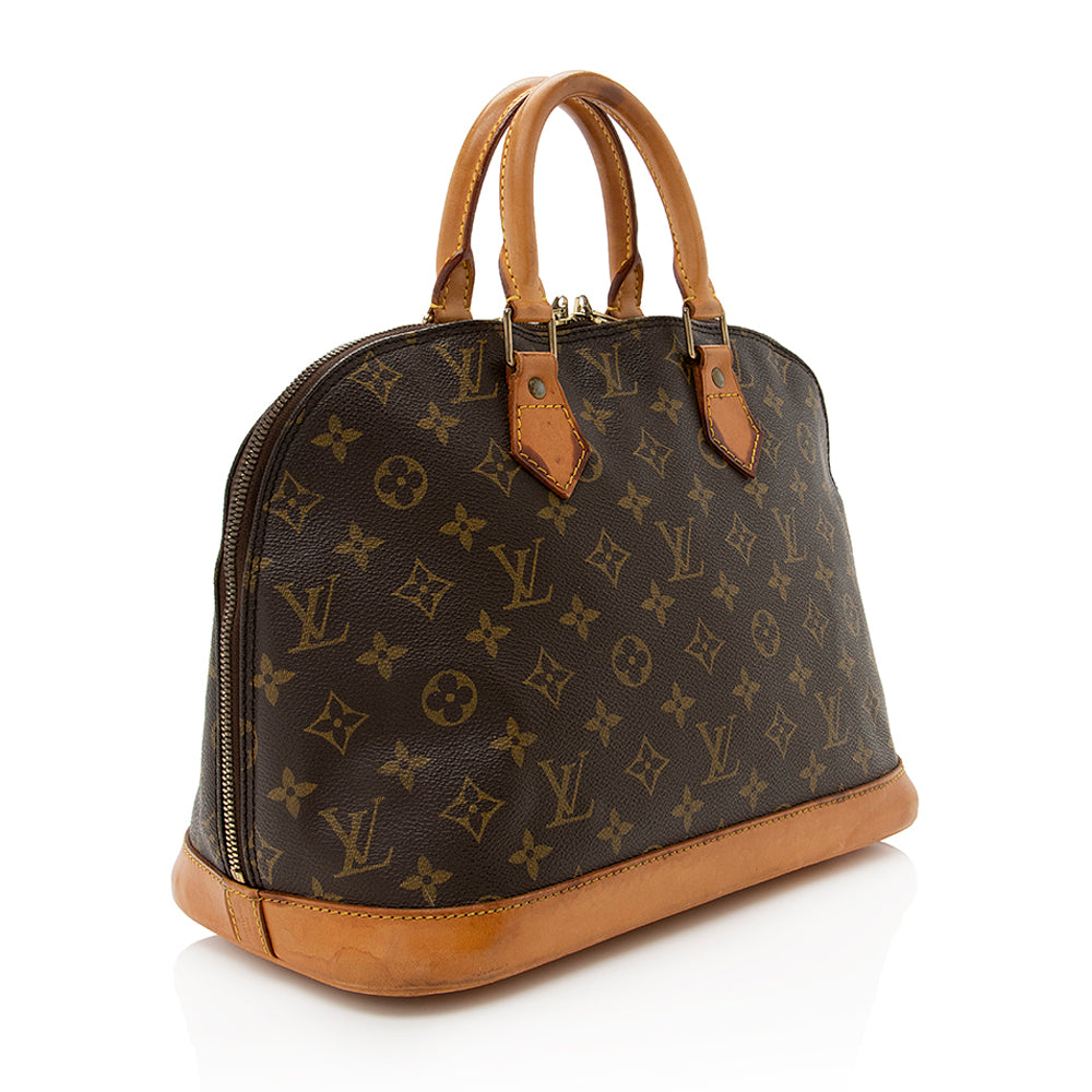 Louis Vuitton Vintage Monogram Canvas Alma PM Satchel - FINAL SALE (SHF-18624)