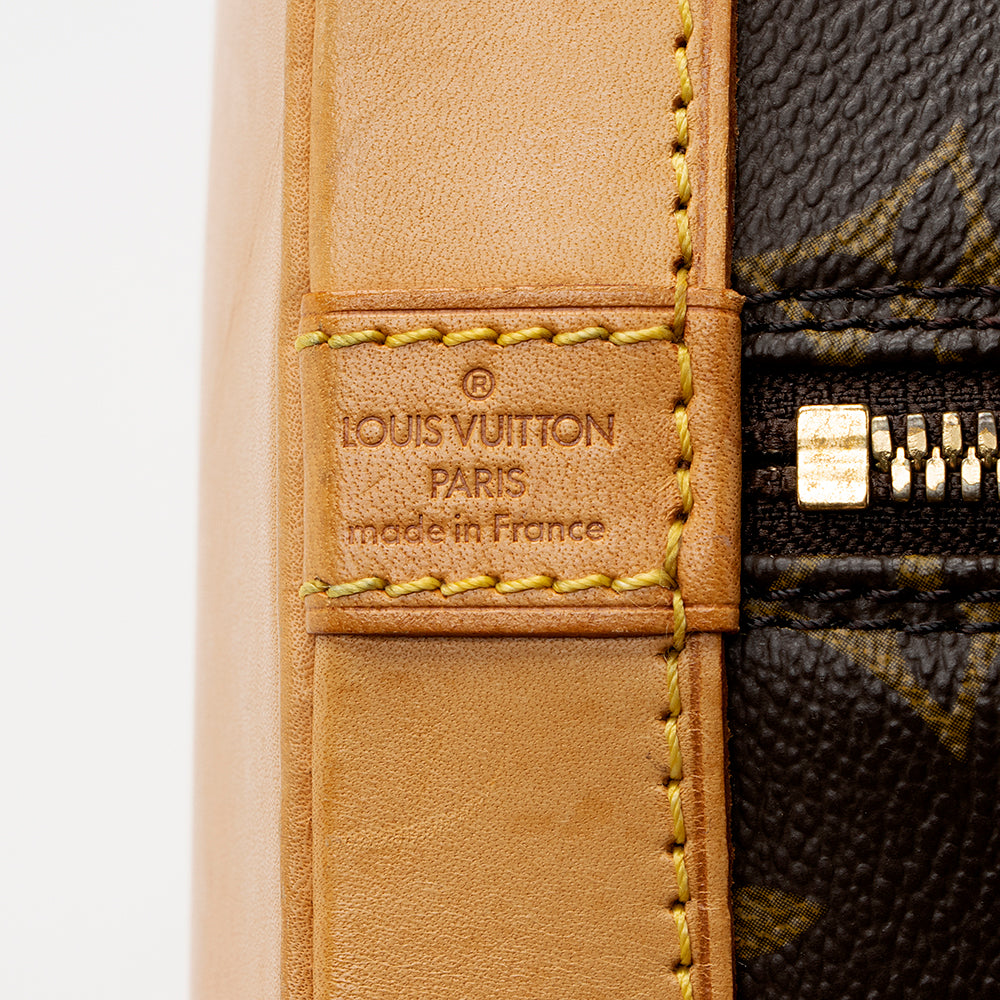 Louis Vuitton Vintage Monogram Canvas Alma PM Satchel (SHF-20942)