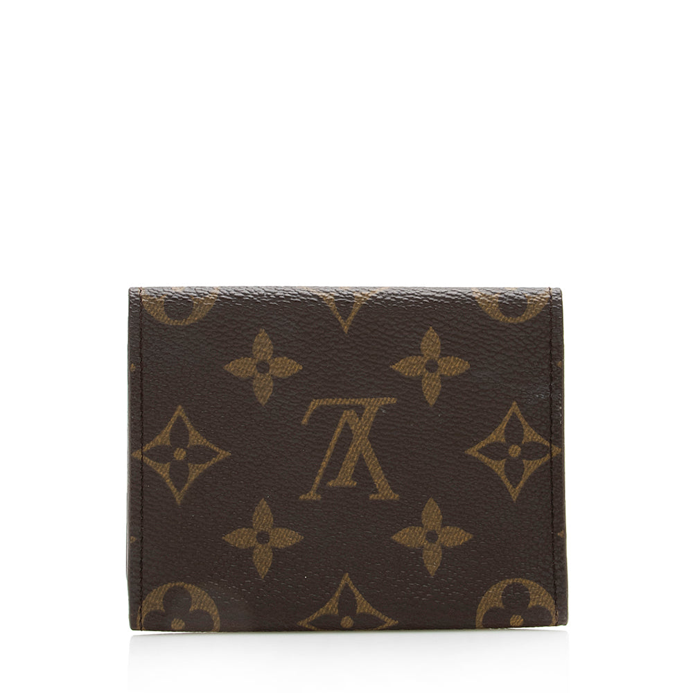 Louis Vuitton Vintage Monogram Canvas Business Card Holder (SHF-17630)