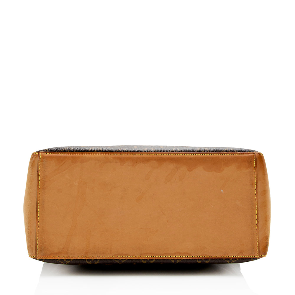 Louis Vuitton Vintage Monogram Canvas Cabas Mezzo Tote (SHF-18334)