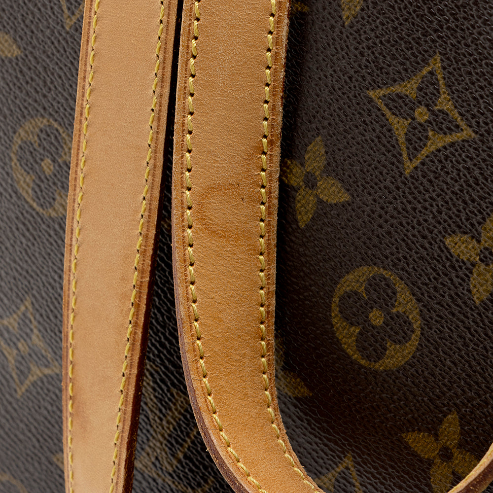 Louis Vuitton Vintage Monogram Canvas Cabas Mezzo Tote (SHF-18334)