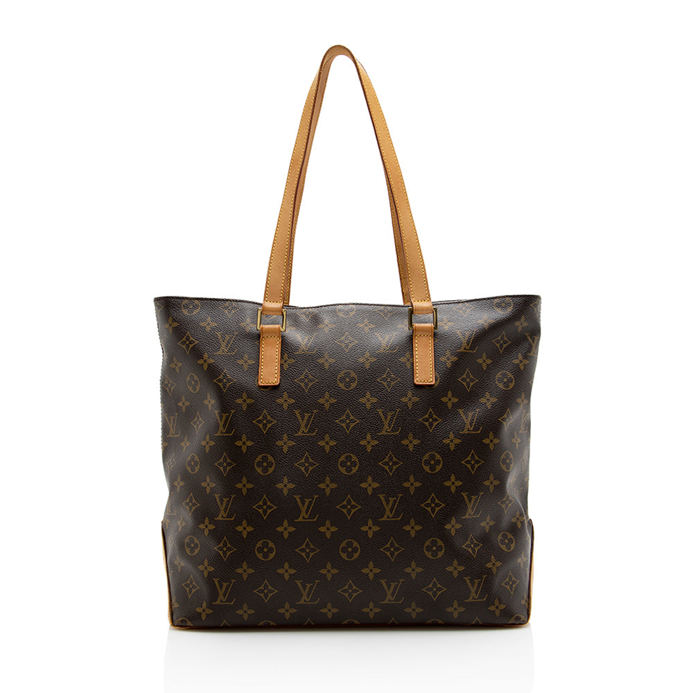 Louis Vuitton Vintage Monogram Canvas Cabas Mezzo Tote (SHF-18334)