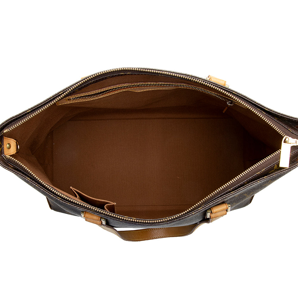 Louis Vuitton Vintage Monogram Canvas Cabas Mezzo Tote (SHF-18334)