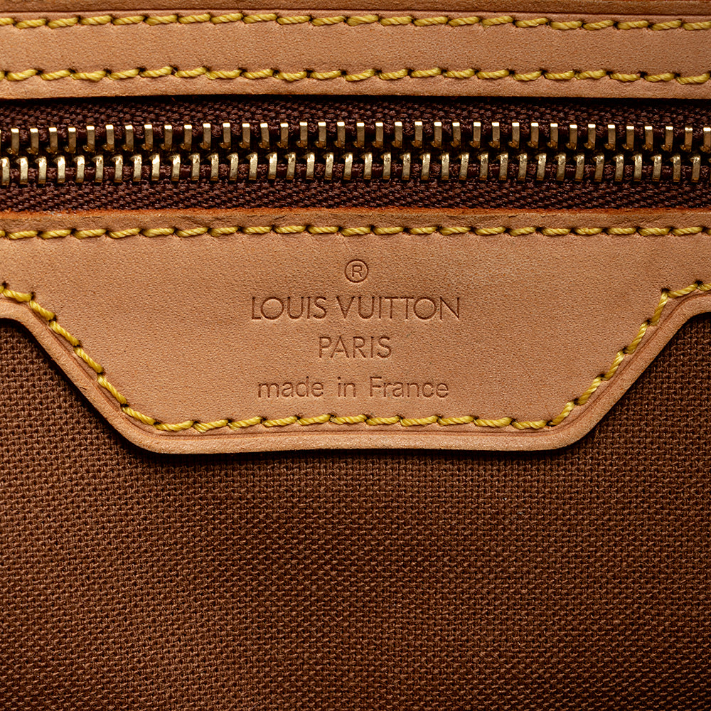 Louis Vuitton Vintage Monogram Canvas Cabas Mezzo Tote (SHF-18334)