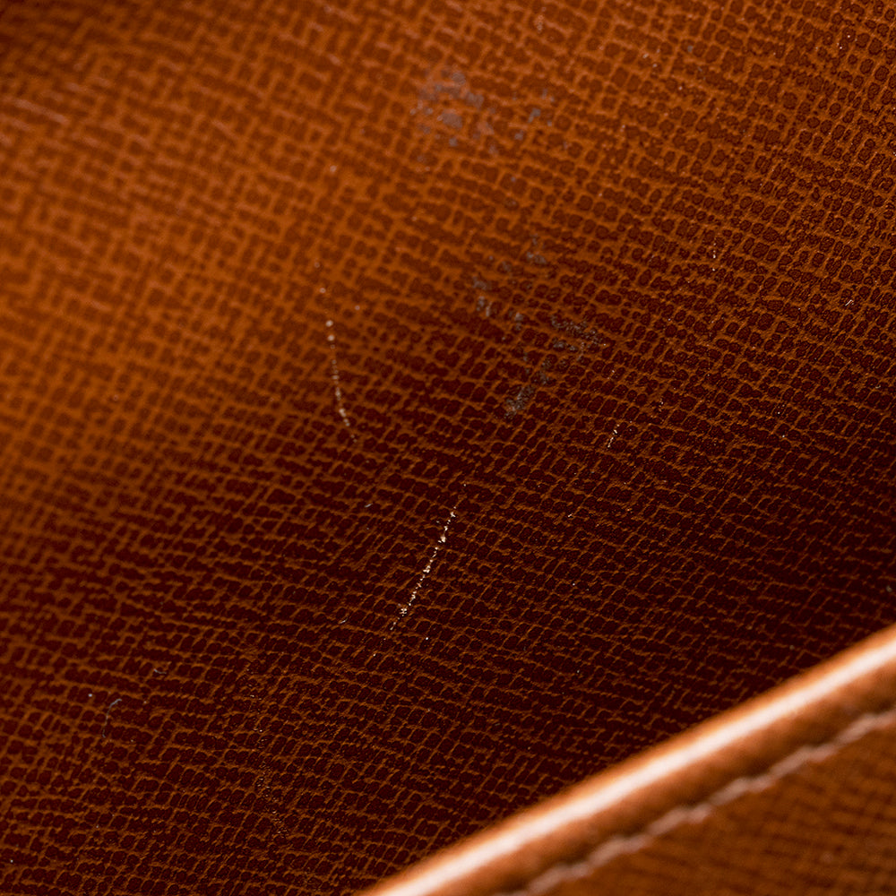 Louis Vuitton Vintage Monogram Canvas Cartouchiere GM Shoulder Bag (SHF-21275)