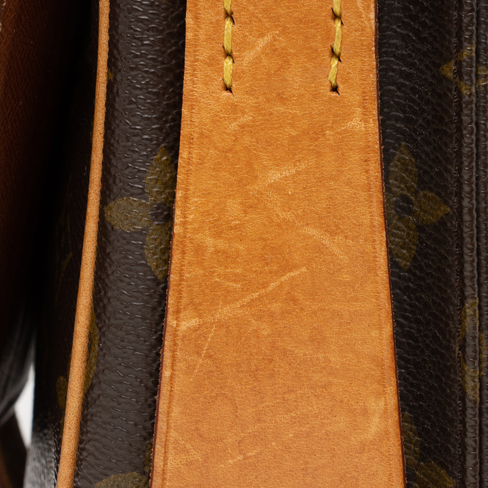 Louis Vuitton Vintage Monogram Canvas Cartouchiere MM Shoulder Bag (SHF-16667)