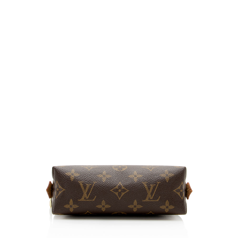 Louis Vuitton Vintage Monogram Canvas Cosmetic Pouch (SHF-18080)