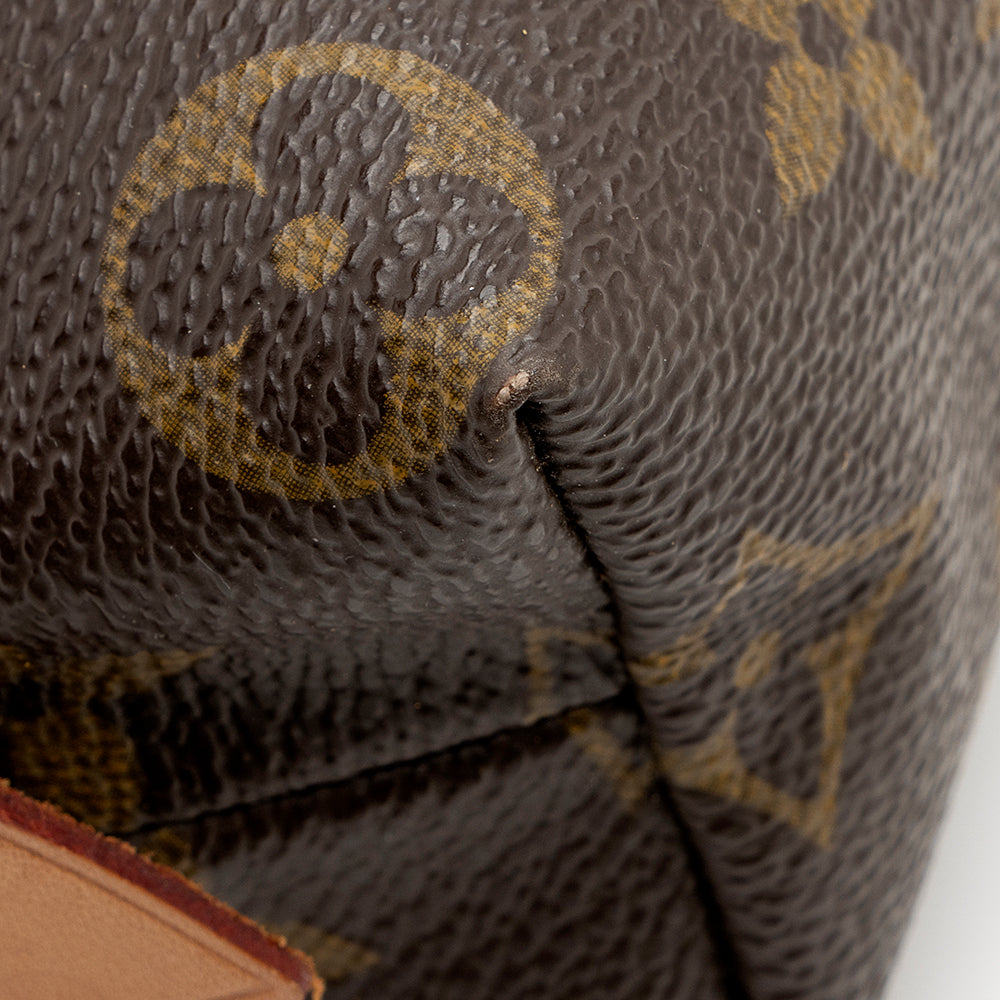 Louis Vuitton Vintage Monogram Canvas Cosmetic Pouch (SHF-18080)