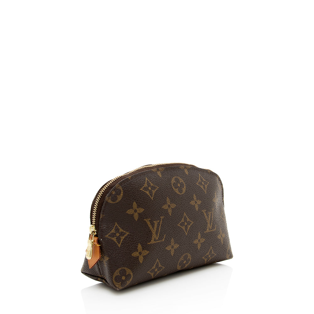 Louis Vuitton Vintage Monogram Canvas Cosmetic Pouch (SHF-18080)