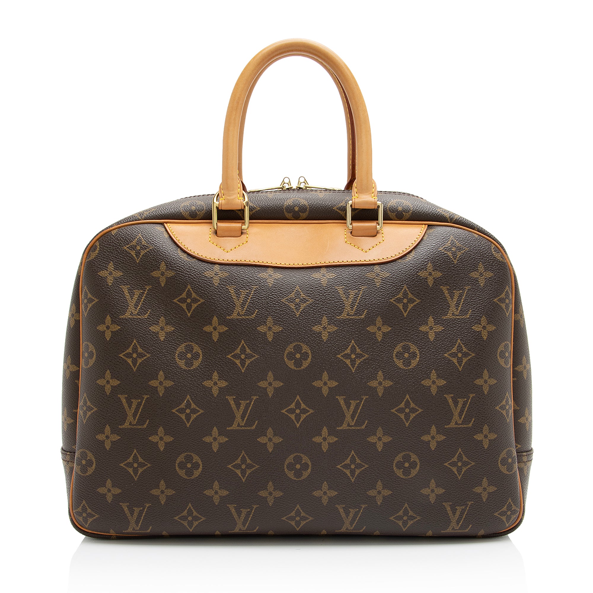 Louis Vuitton Vintage Monogram Canvas Deauville Satchel (SHF-23592)