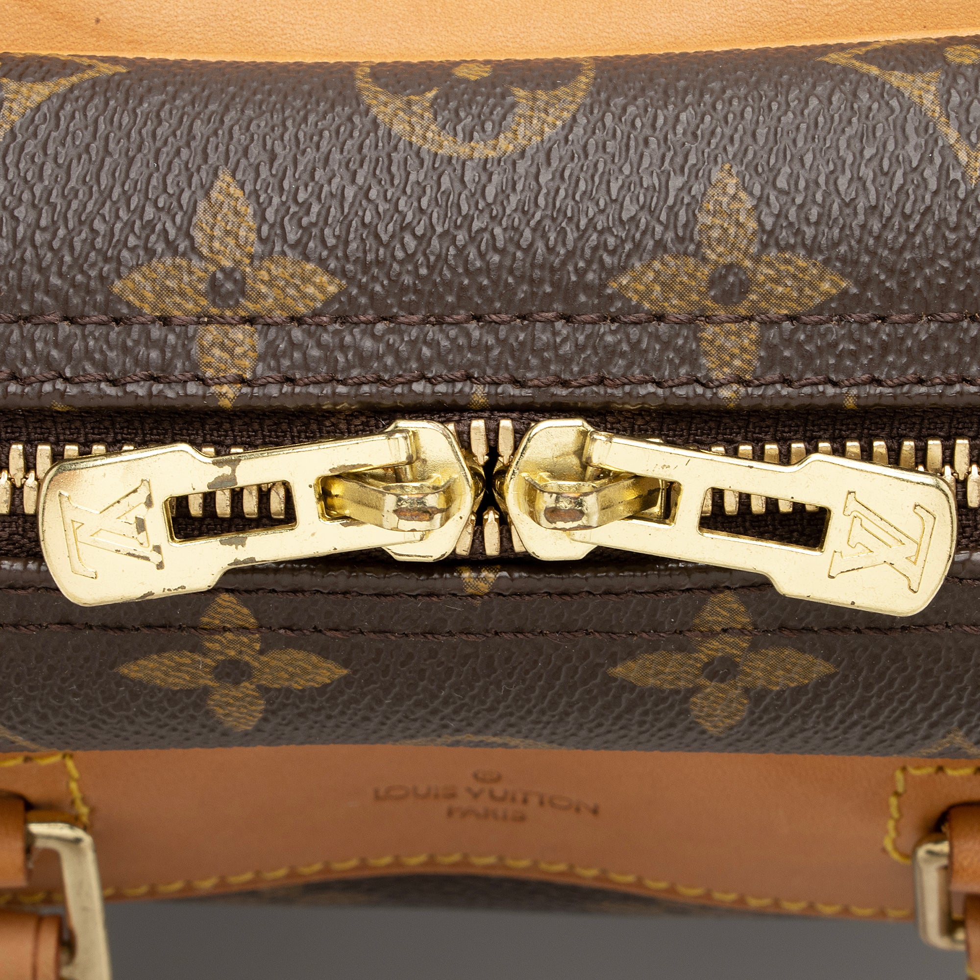 Louis Vuitton Vintage Monogram Canvas Deauville Satchel (SHF-23592)