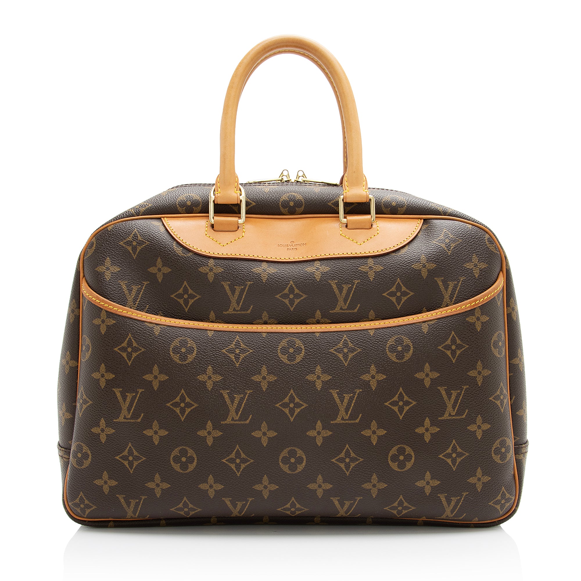 Louis Vuitton Vintage Monogram Canvas Deauville Satchel (SHF-23592)