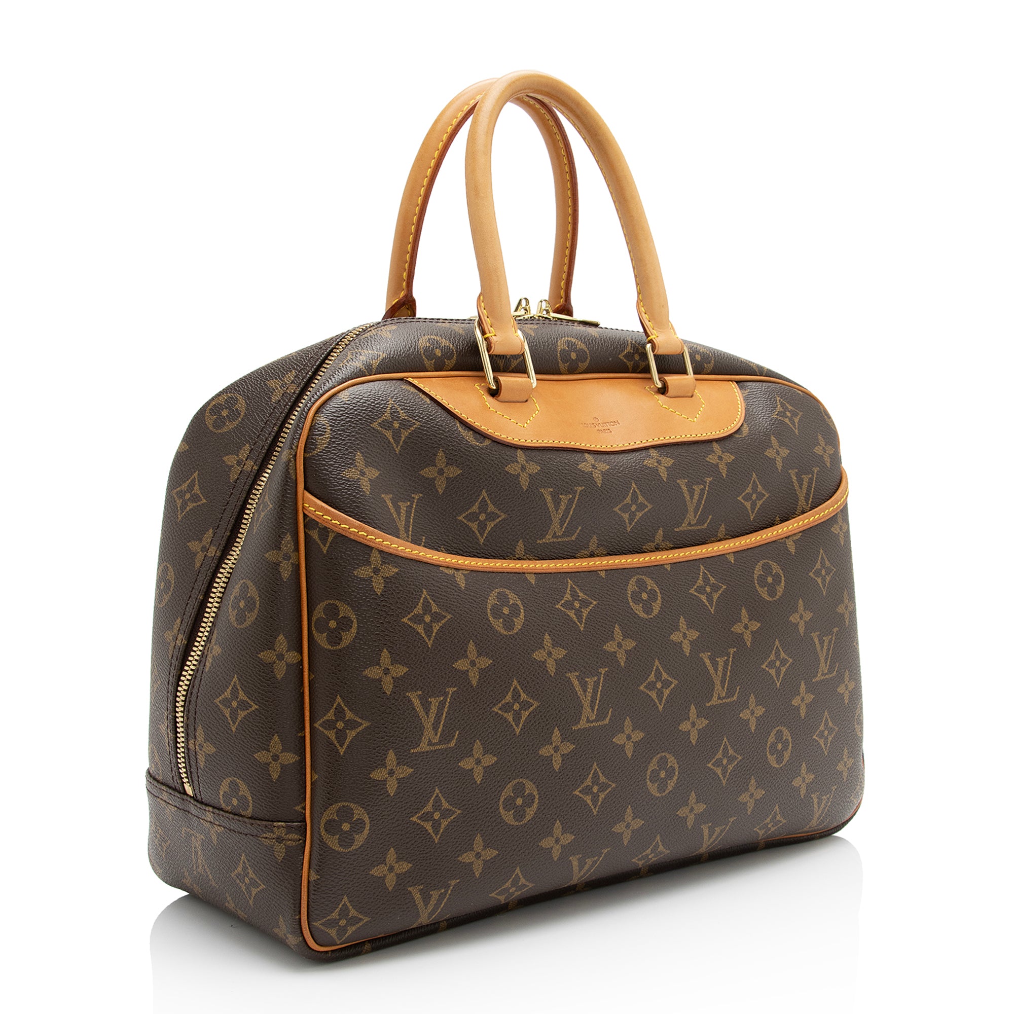 Louis Vuitton Vintage Monogram Canvas Deauville Satchel (SHF-23592)