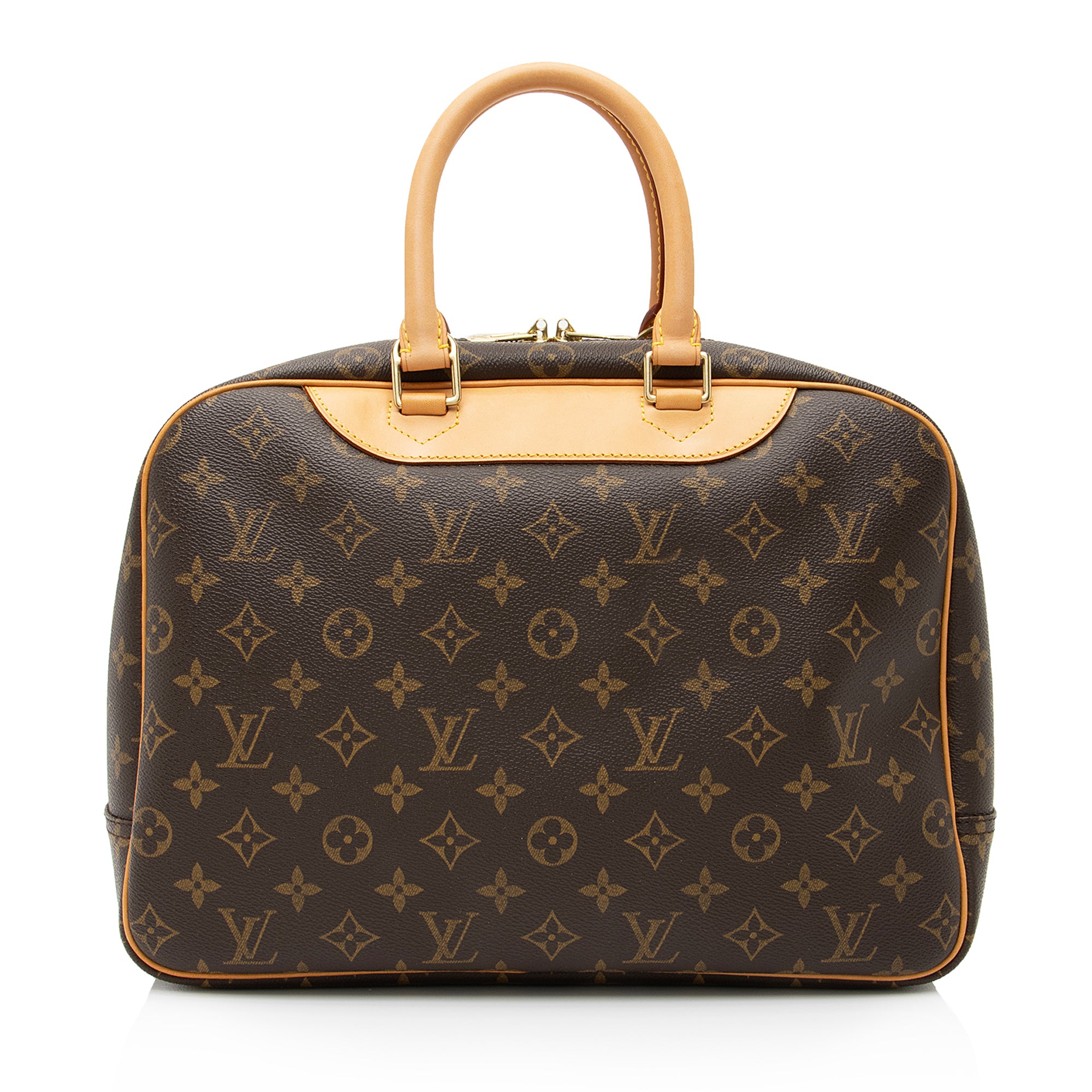 Louis Vuitton Vintage Monogram Canvas Deauville Satchel (SHF-23319)