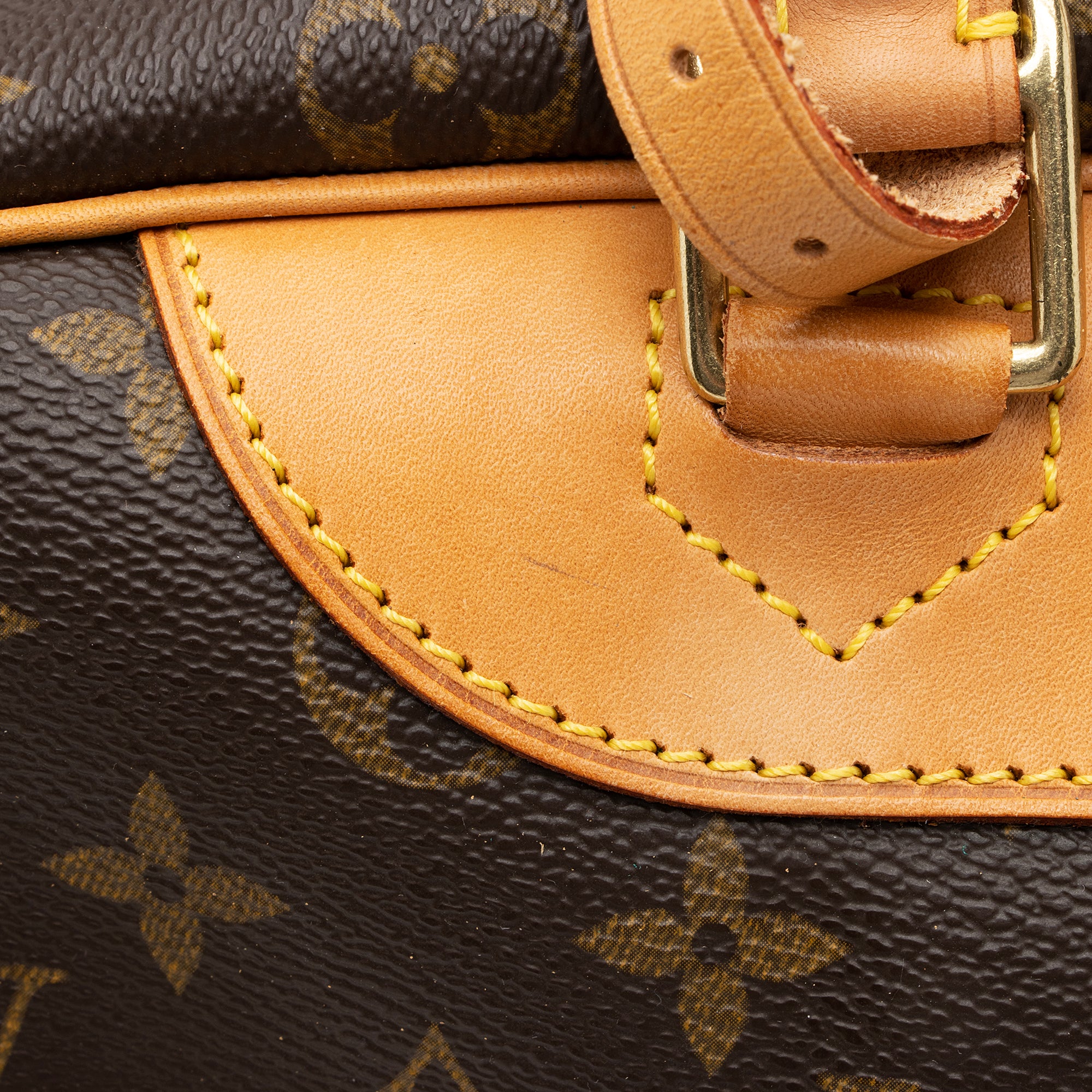 Louis Vuitton Vintage Monogram Canvas Deauville Satchel (SHF-23319)