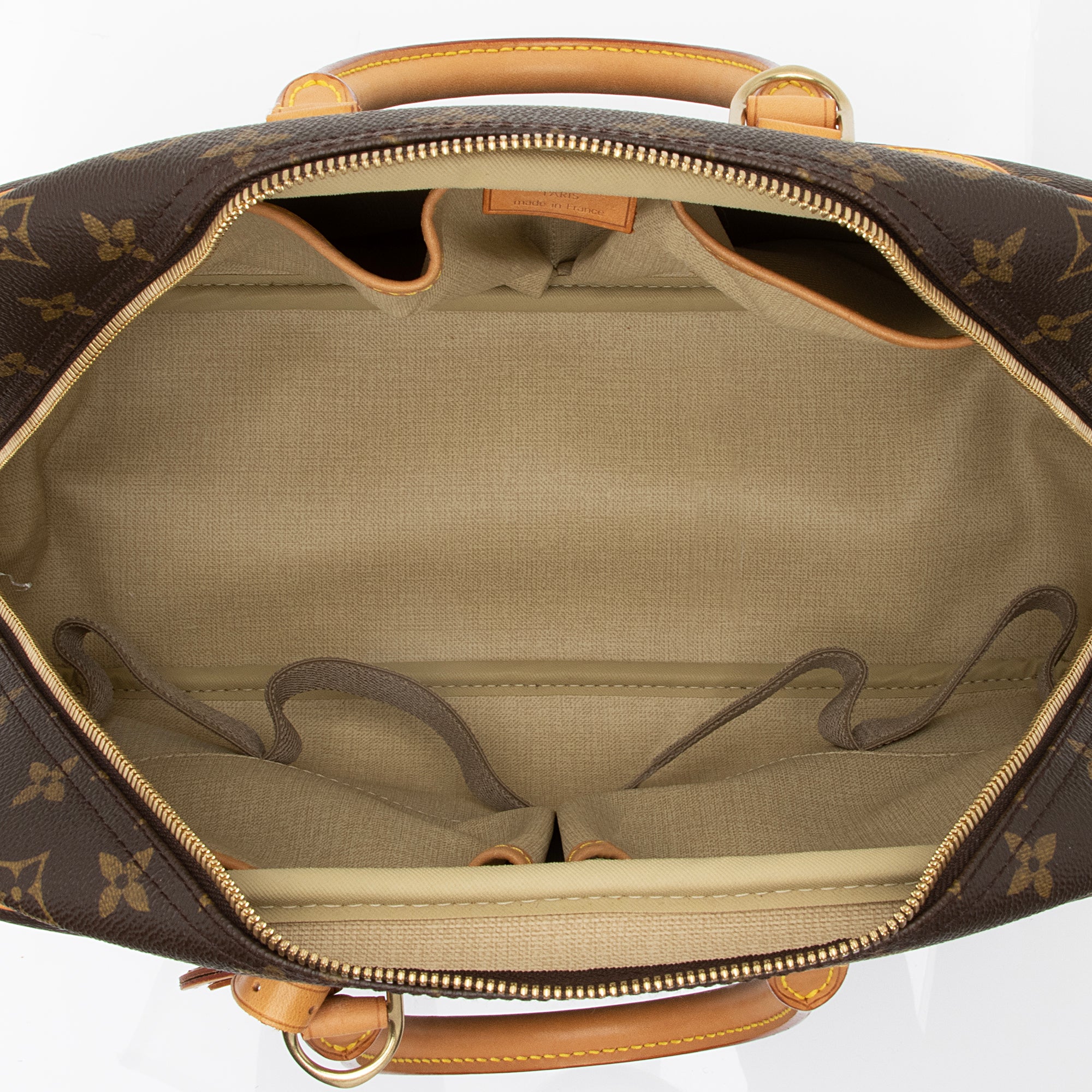 Louis Vuitton Vintage Monogram Canvas Deauville Satchel (SHF-23319)