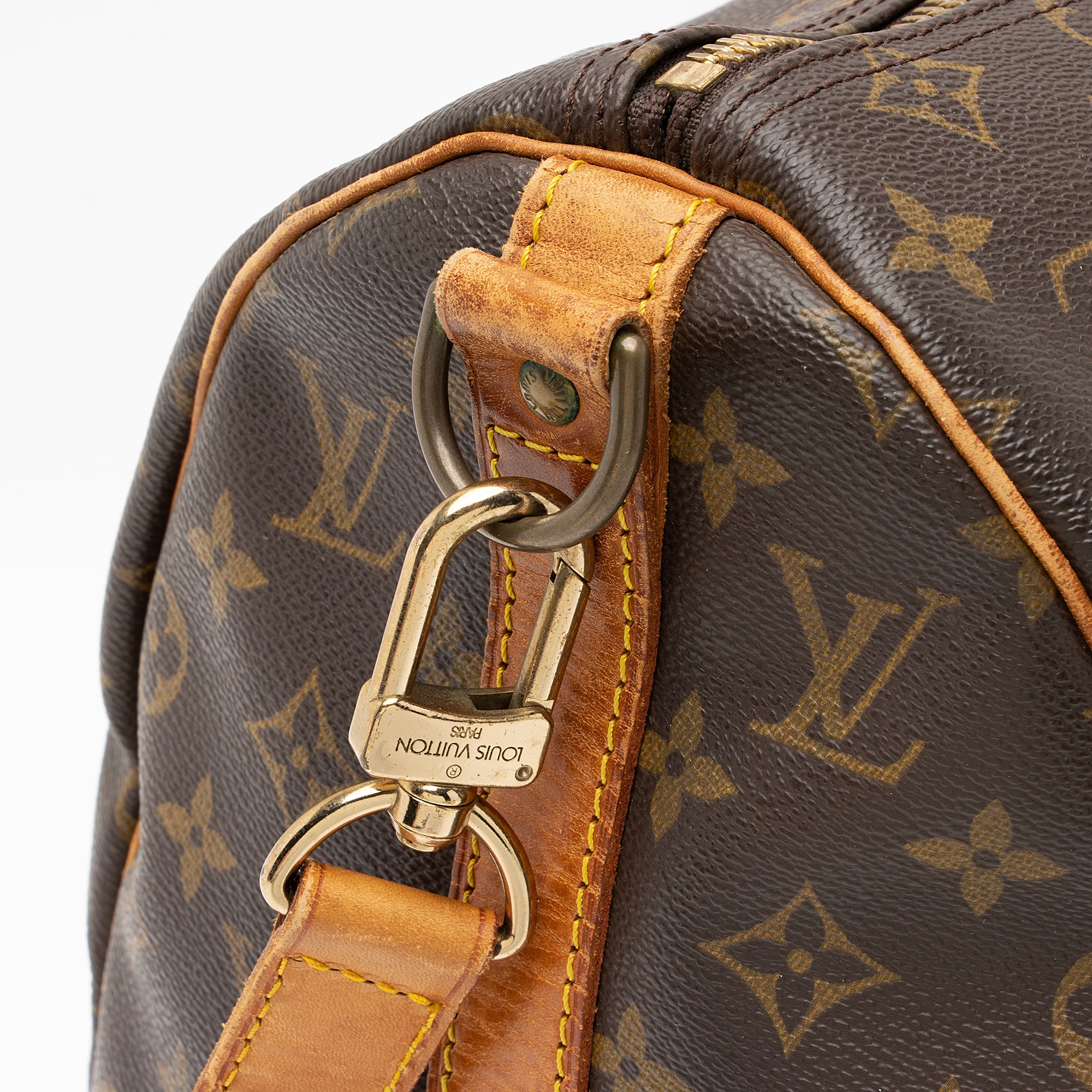 Louis Vuitton Vintage Monogram Canvas Keepall Bandouliere 45 Duffle Bag (SHF-23676)