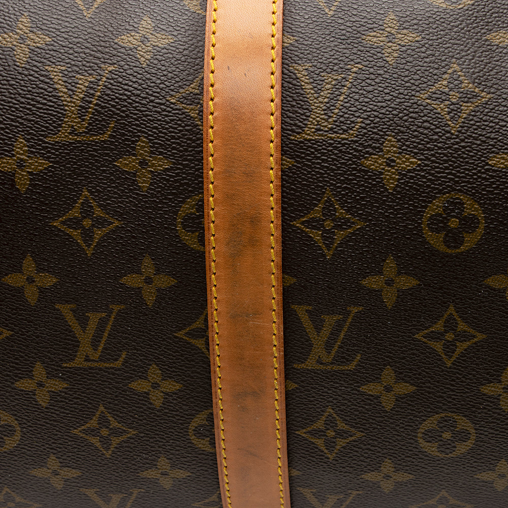Louis Vuitton Vintage Monogram Canvas Keepall Bandouliere 50 Duffel Bag (SHF-20375)