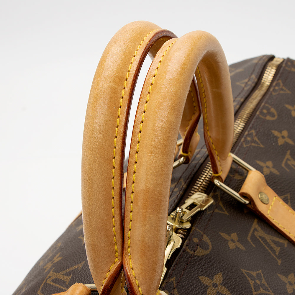 Louis Vuitton Vintage Monogram Canvas Keepall Bandouliere 50 Duffel Bag (SHF-20790)