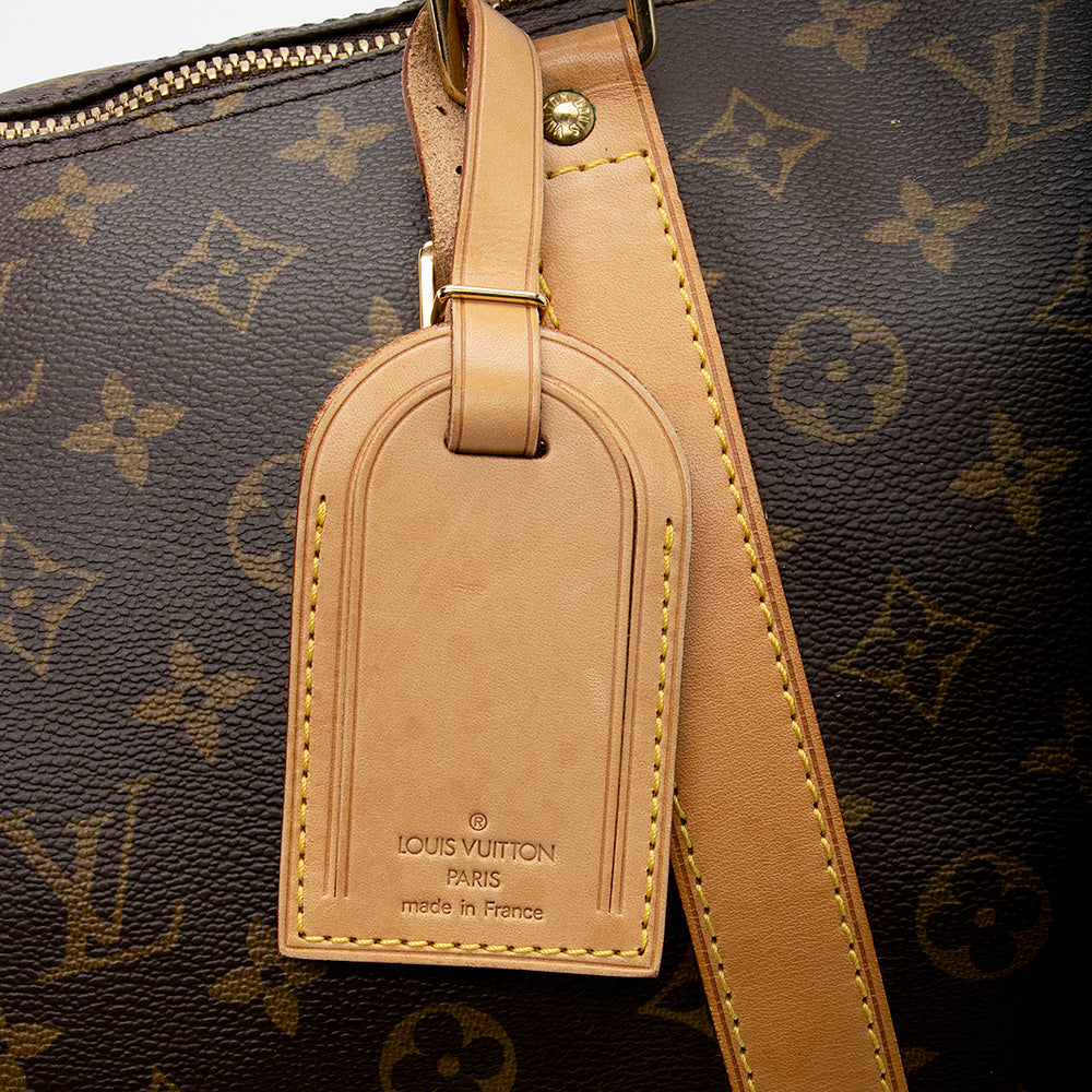 Louis Vuitton Vintage Monogram Canvas Keepall Bandouliere 55 Duffel Bag (SHF-17039)