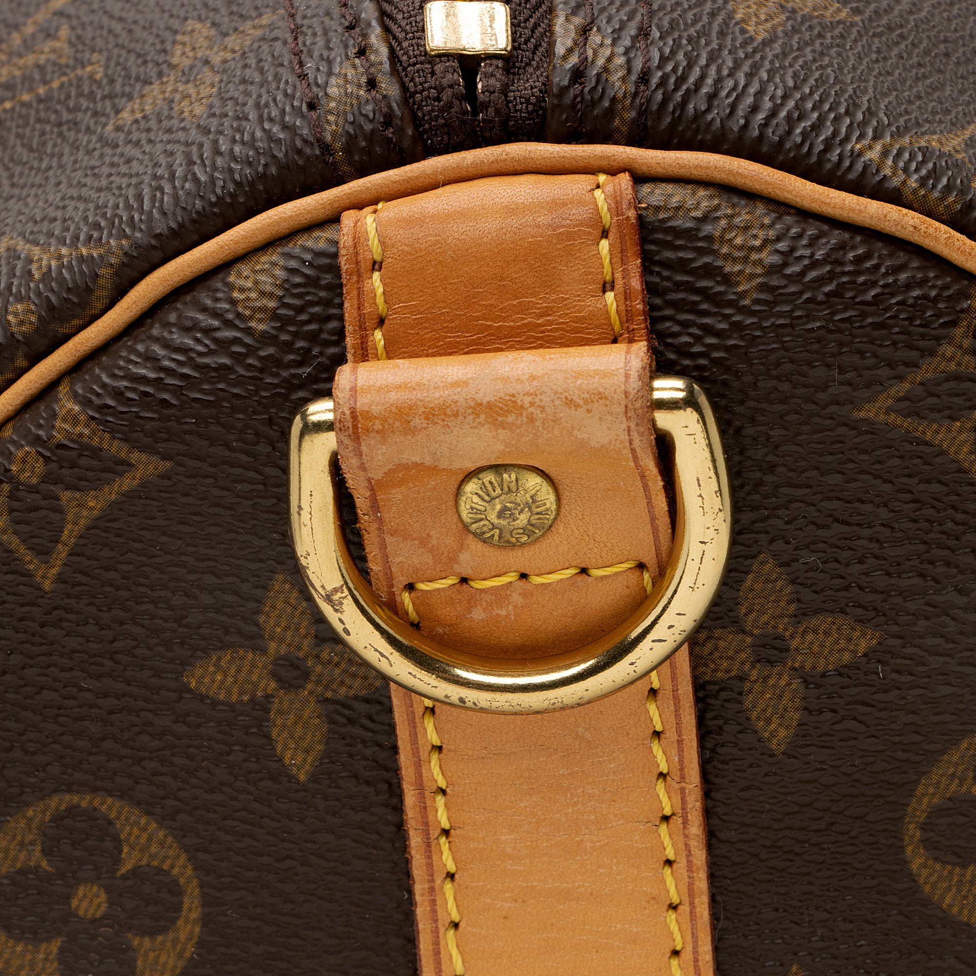 Louis Vuitton Vintage Monogram Canvas Keepall Bandouliere 55 Duffle Bag (SHF-22479)