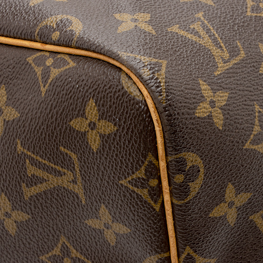 Louis Vuitton Vintage Monogram Canvas Keepall Bandouliere 55 Duffle Bag (SHF-21161)