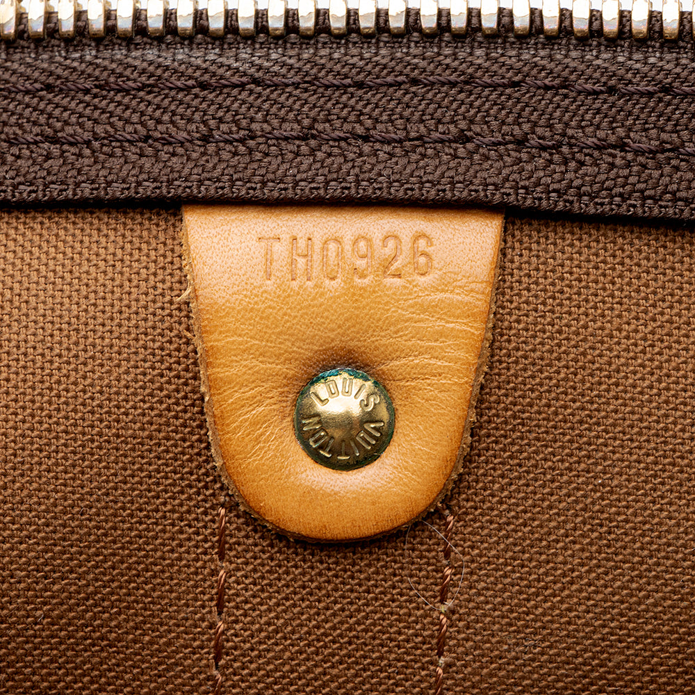 Louis Vuitton Vintage Monogram Canvas Keepall Bandouliere 55 Duffle Bag (SHF-21161)