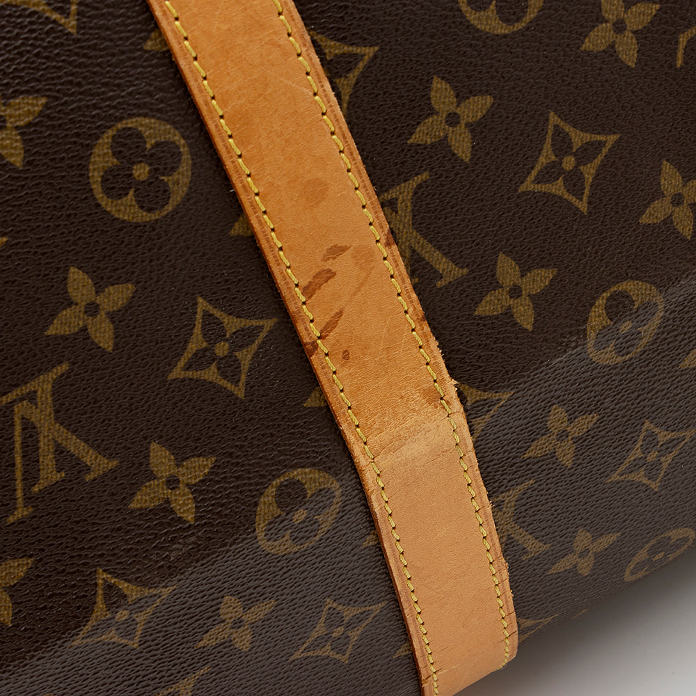 Louis Vuitton Vintage Monogram Canvas Keepall Bandouliere 55 Duffle Bag (SHF-21161)
