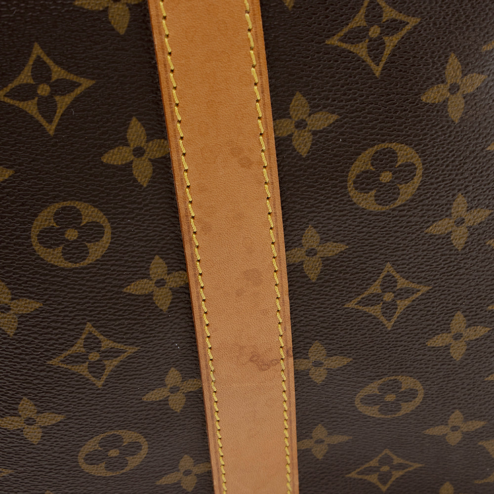 Louis Vuitton Vintage Monogram Canvas Keepall Bandouliere 55 Duffle Bag (SHF-21161)
