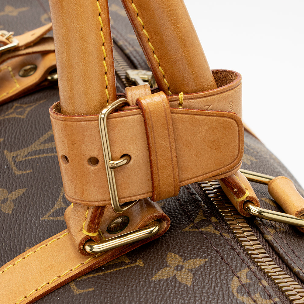 Louis Vuitton Vintage Monogram Canvas Keepall Bandouliere 55 Duffle Bag (SHF-21161)