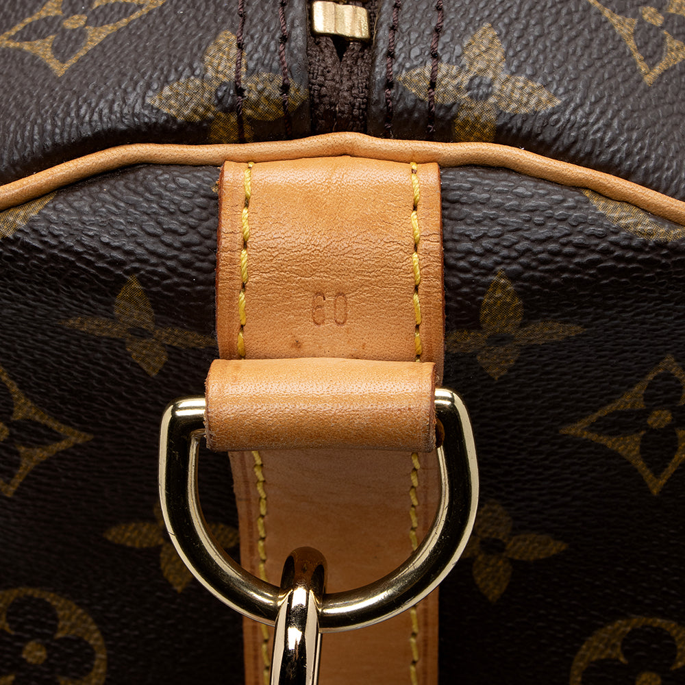 Louis Vuitton Vintage Monogram Canvas Keepall Bandouliere 60 Duffel Bag - FINAL SALE (SHF-16878)