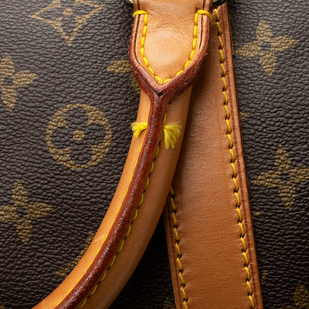 Louis Vuitton Vintage Monogram Canvas Keepall Bandouliere 60 Duffle Bag (SHF-20354)