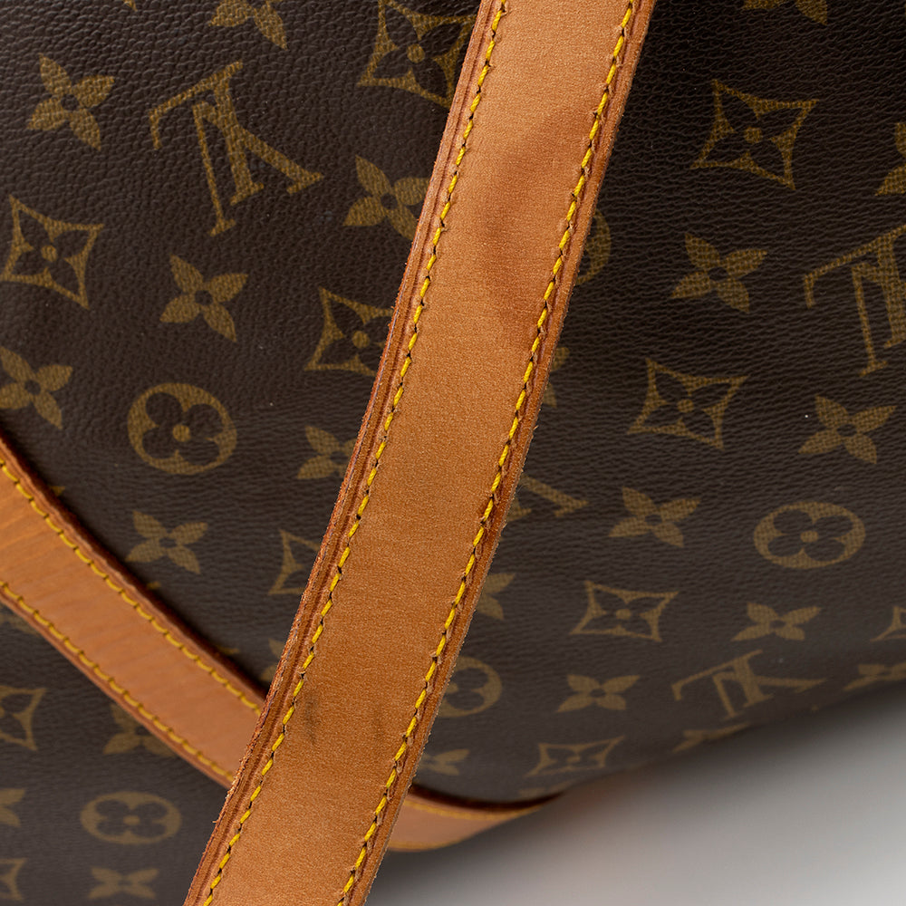 Louis Vuitton Vintage Monogram Canvas Keepall Bandouliere 60 Duffle Bag (SHF-20354)