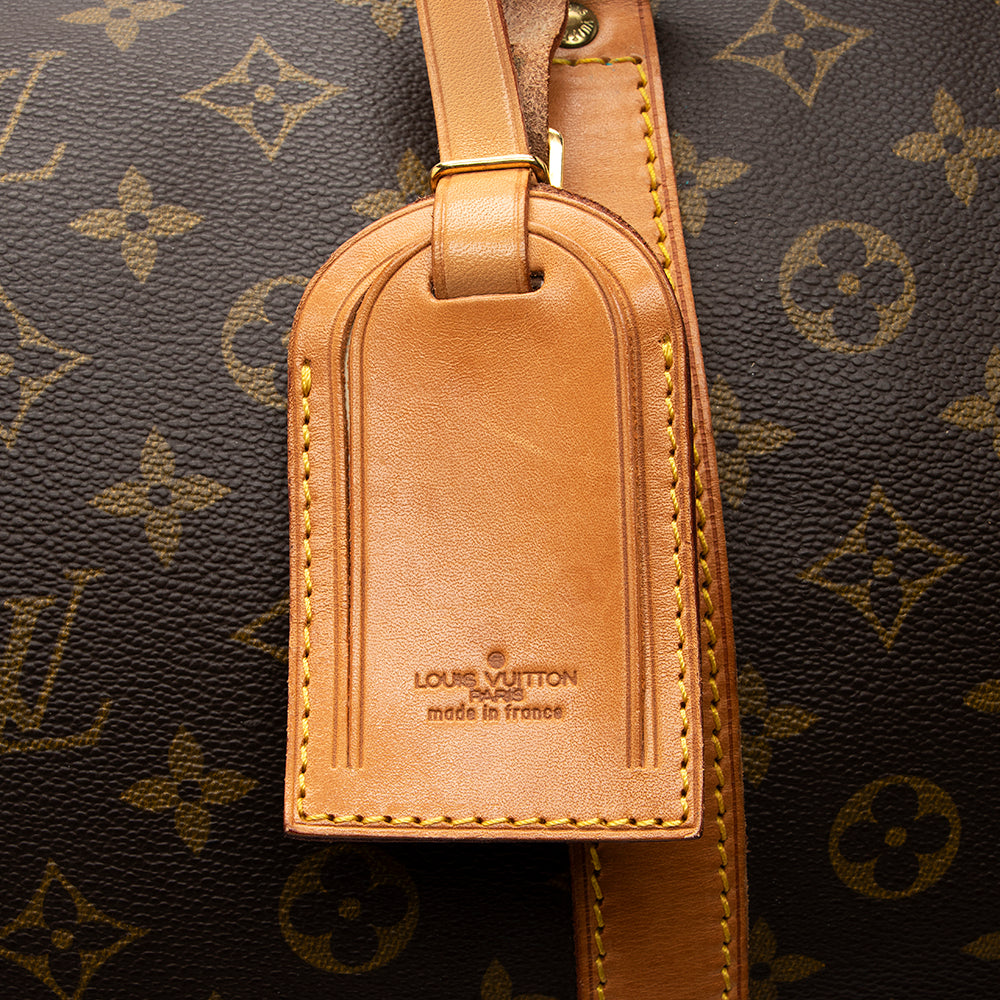 Louis Vuitton Vintage Monogram Canvas Keepall Bandouliere 60 Duffle Bag (SHF-20354)