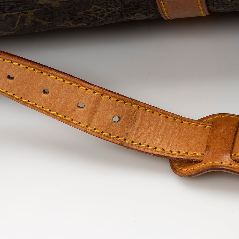 Louis Vuitton Vintage Monogram Canvas Keepall Bandouliere 60 Duffle Bag (SHF-20354)