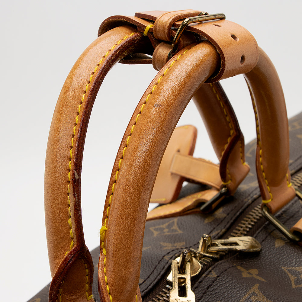 Louis Vuitton Vintage Monogram Canvas Keepall Bandouliere 60 Duffel Bag (SHF-20843)