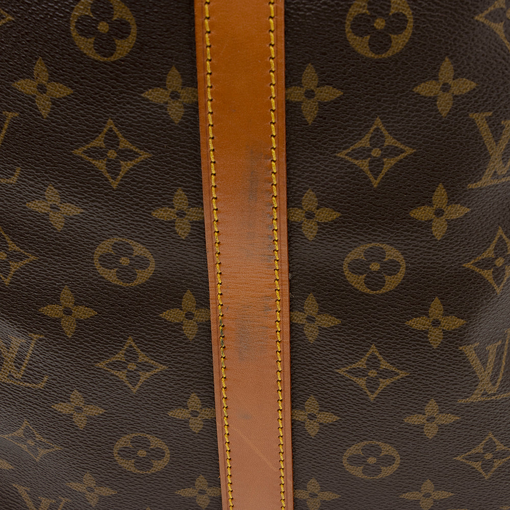 Louis Vuitton Vintage Monogram Canvas Keepall Bandouliere 60 Duffel Bag (SHF-20843)