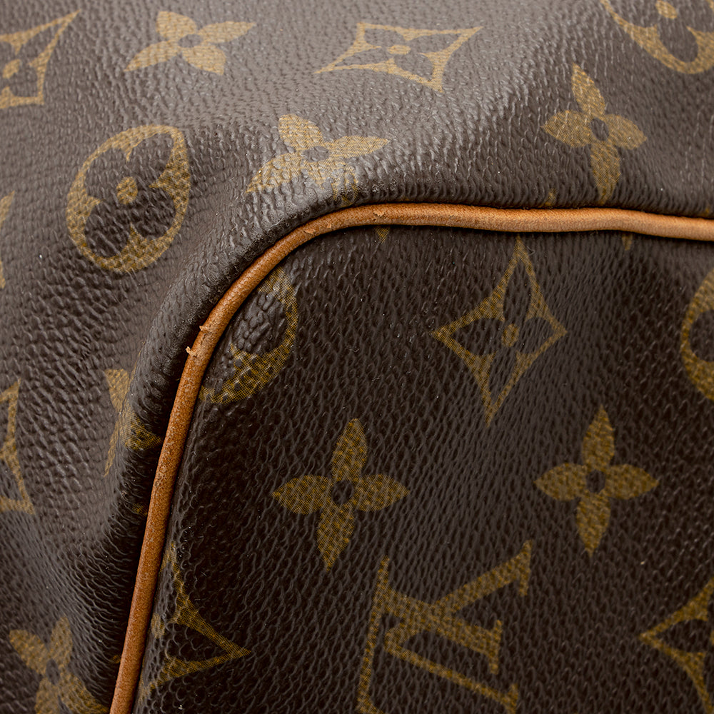 Louis Vuitton Vintage Monogram Canvas Keepall Bandouliere 60 Duffel Bag (SHF-20843)
