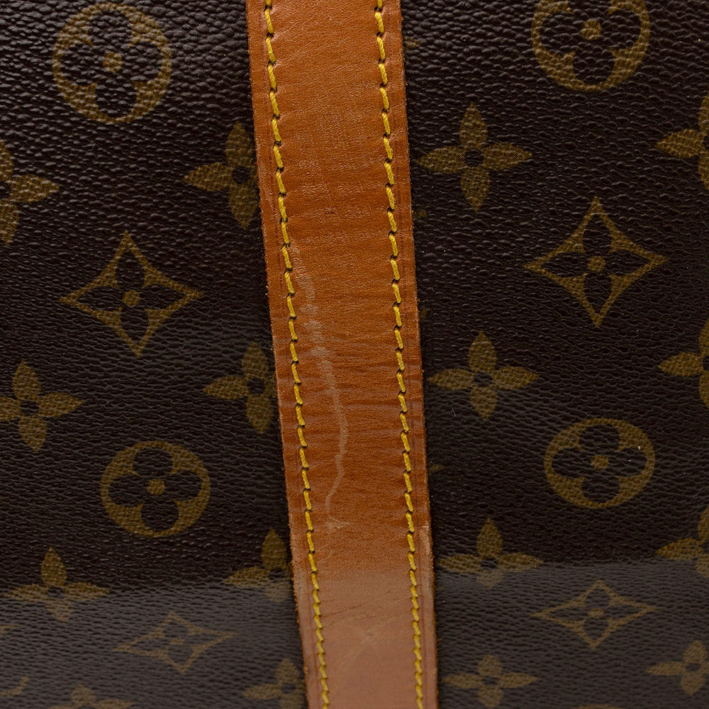 Louis Vuitton Vintage Monogram Canvas Keepall Bandouliere 60 Duffel Bag (SHF-20843)