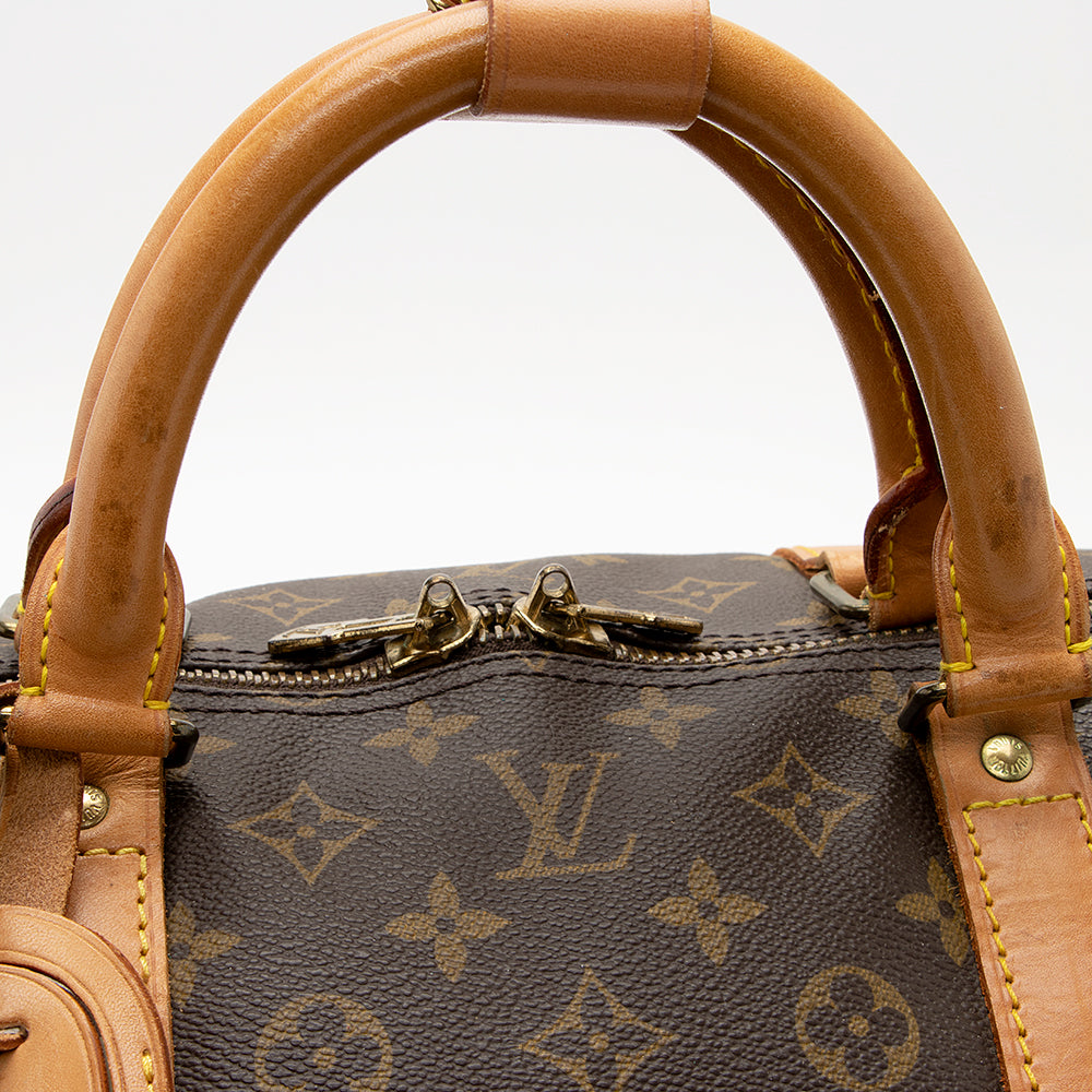 Louis Vuitton Vintage Monogram Canvas Keepall Bandouliere 60 Duffel Bag (SHF-20843)