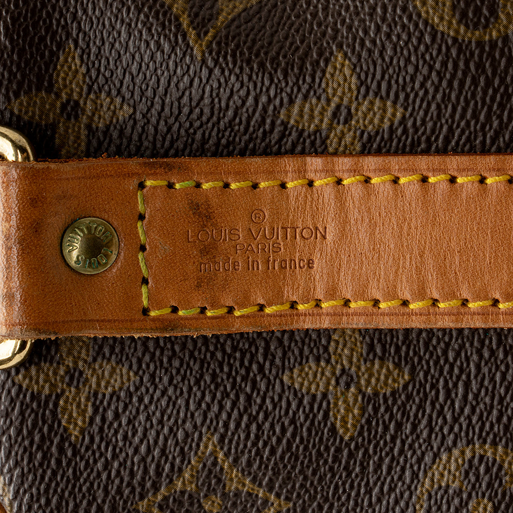 Louis Vuitton Vintage Monogram Canvas Keepall Bandouliere 60 Duffel Bag (SHF-20843)