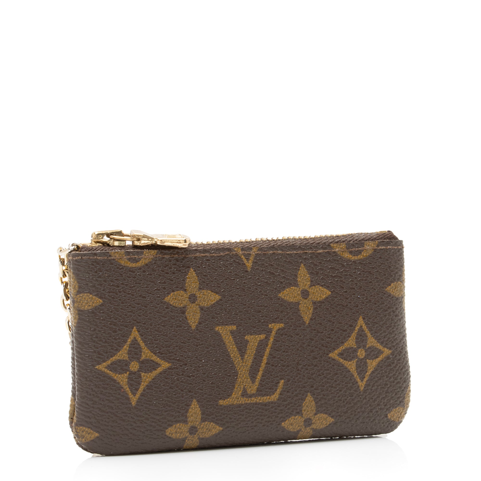 Louis Vuitton Vintage Monogram Canvas Key Pouch (SHF-23899)