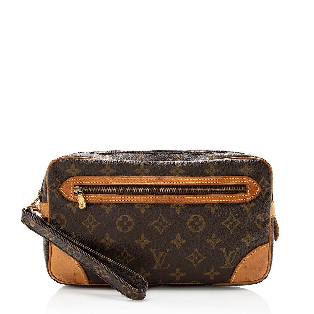 Louis Vuitton Vintage Monogram Canvas Marly Dragonne GM Clutch - FINAL SALE (SHF-17453)