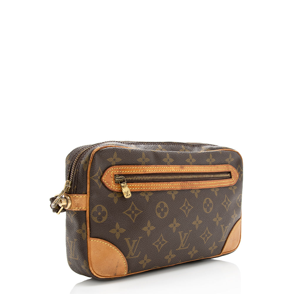 Louis Vuitton Vintage Monogram Canvas Marly Dragonne GM Clutch - FINAL SALE (SHF-17453)