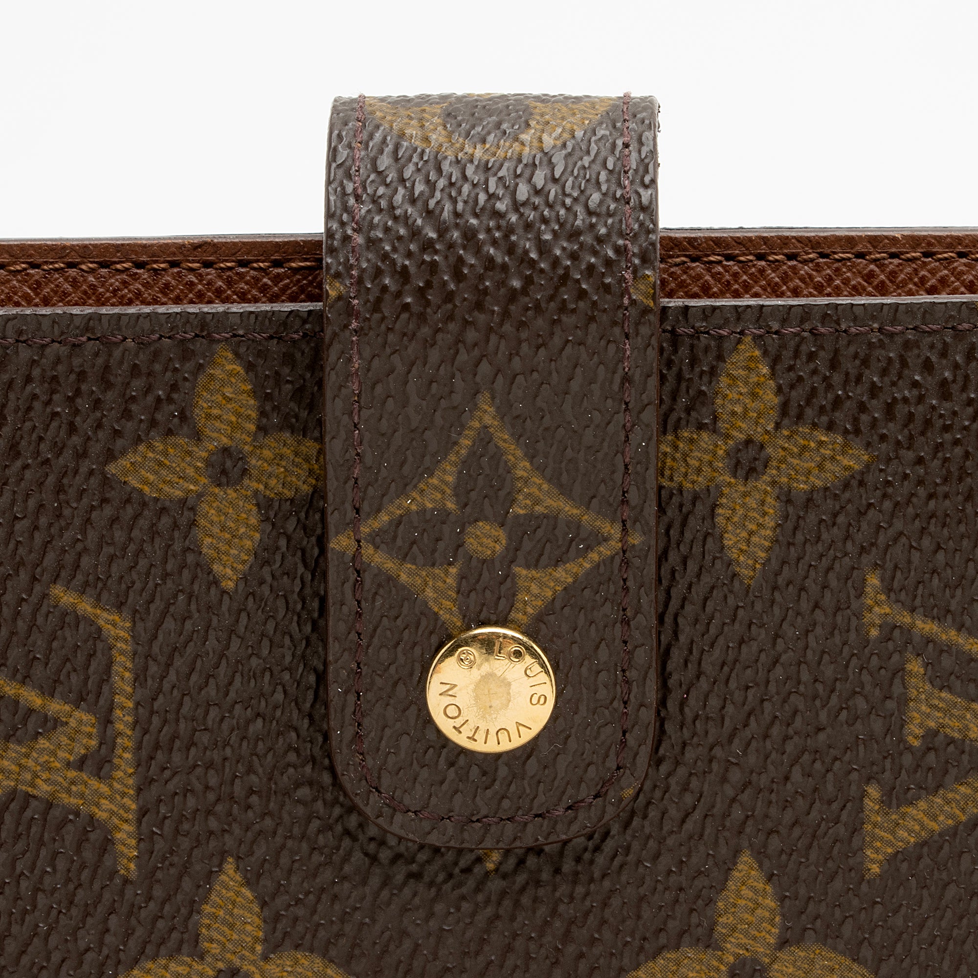 Louis Vuitton Vintage Monogram Canvas Medium Ring Agenda Cover (SHF-22929)