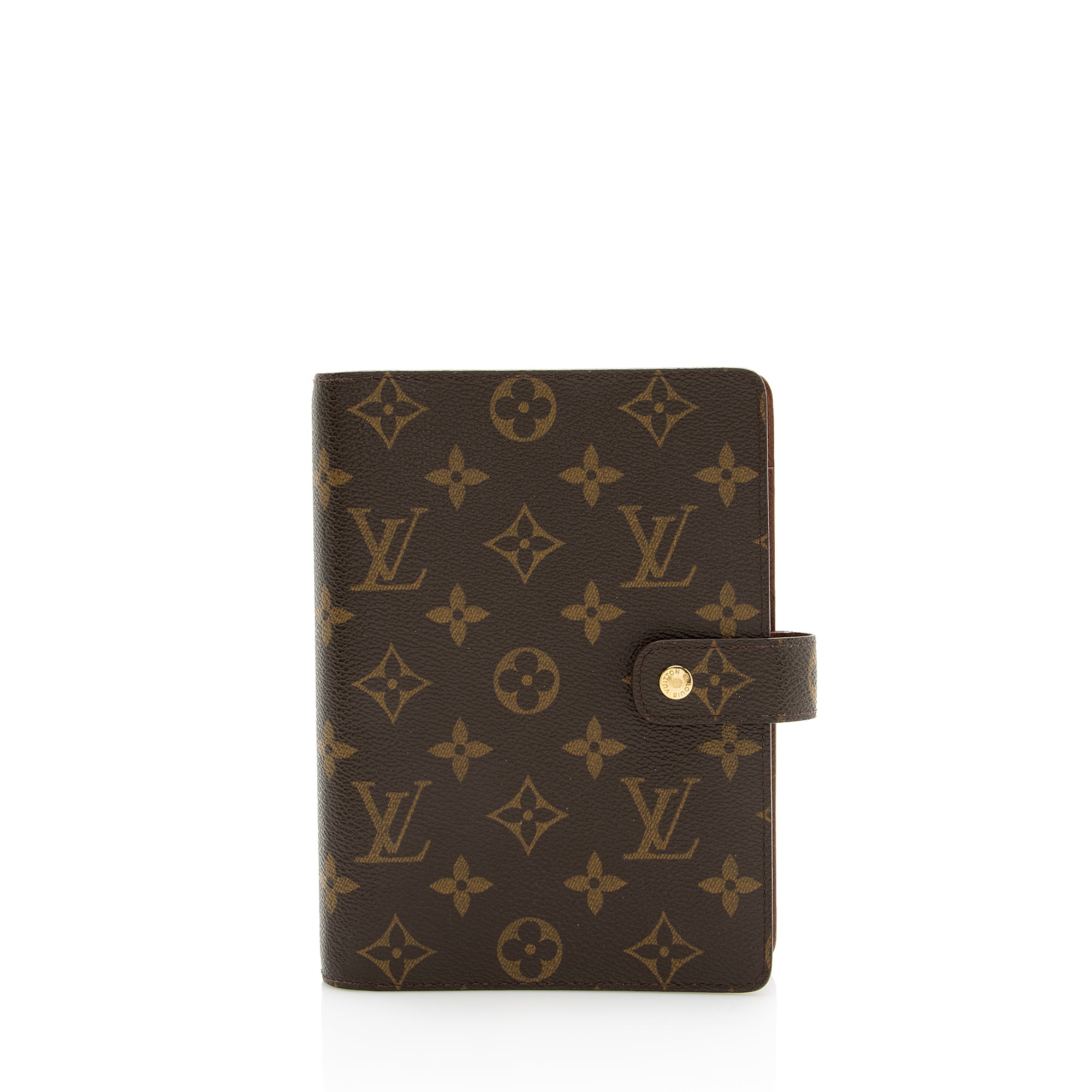 Louis Vuitton Vintage Monogram Canvas Medium Ring Agenda Cover (SHF-22929)