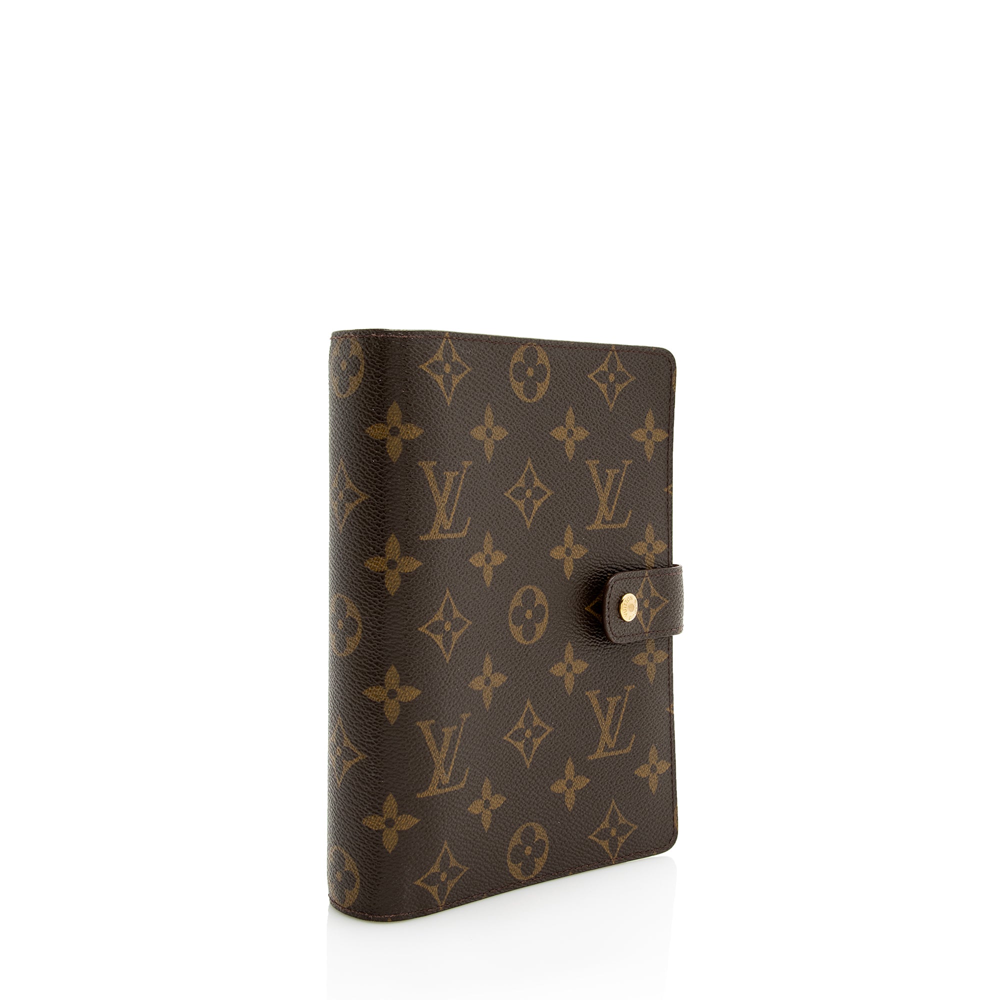 Louis Vuitton Vintage Monogram Canvas Medium Ring Agenda Cover (SHF-22929)